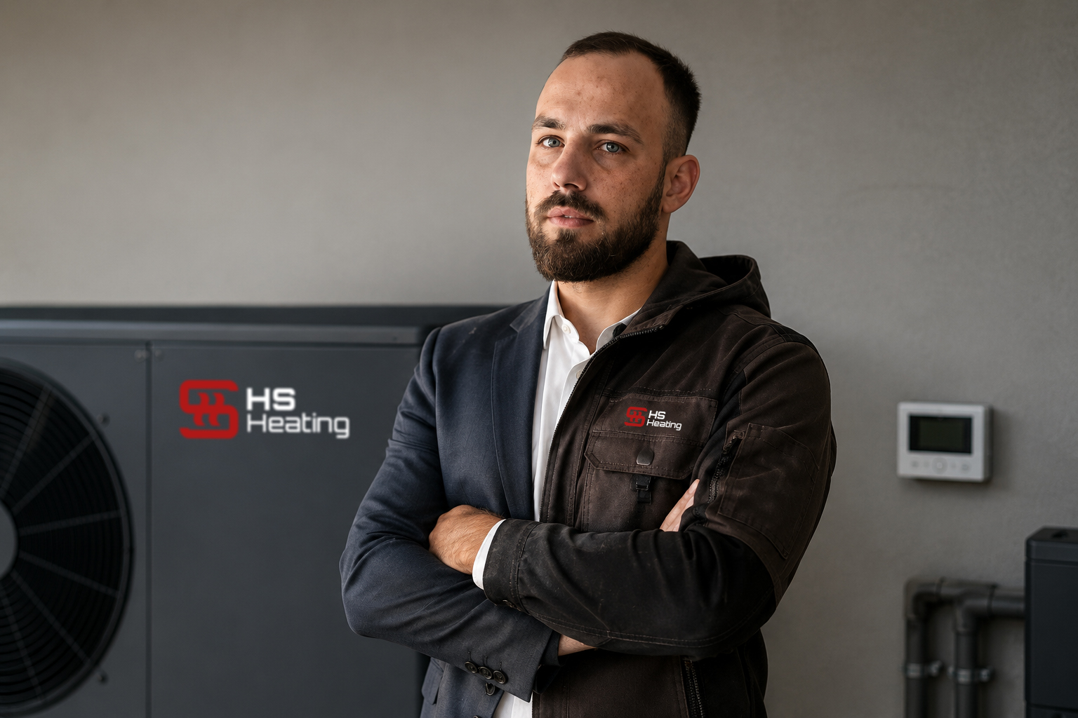 František Hastrdlo s tepelným čerpadlem HS Heating